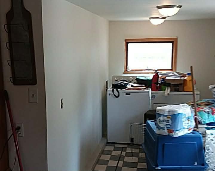 Cluttered kitchen before the refresh