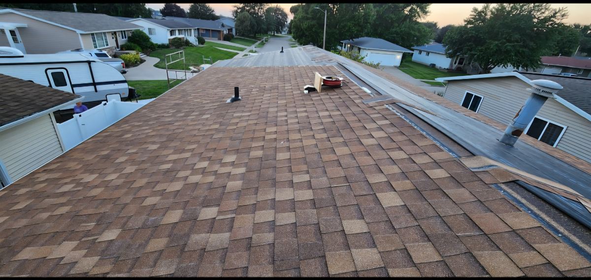 new roof 50% complete