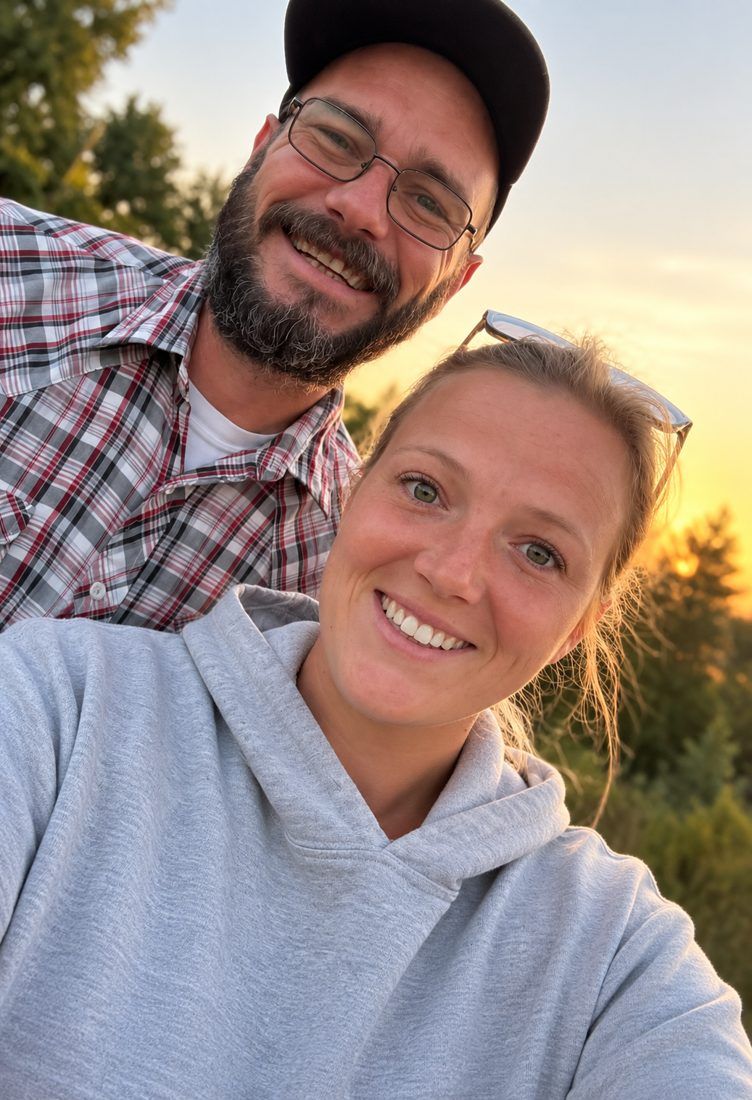 Chad and Brittany, the husband-and-wife team behind Keeley's Fine Finishes